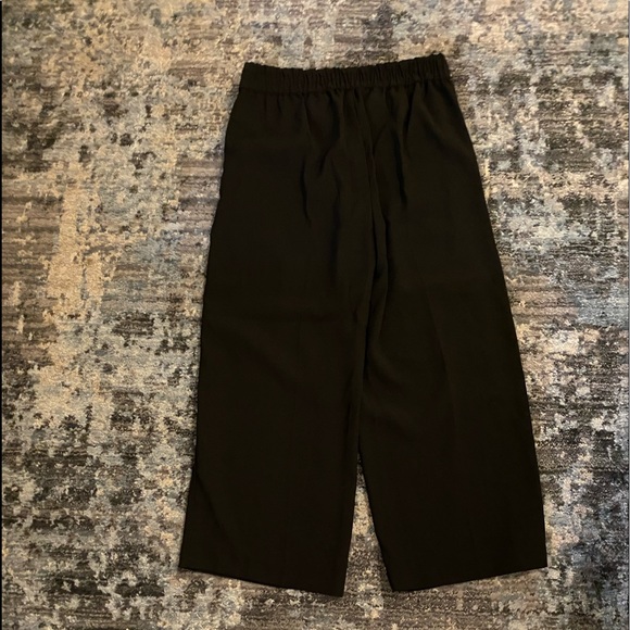 Madewell Pull On Black Culottes - Picture 2 of 3